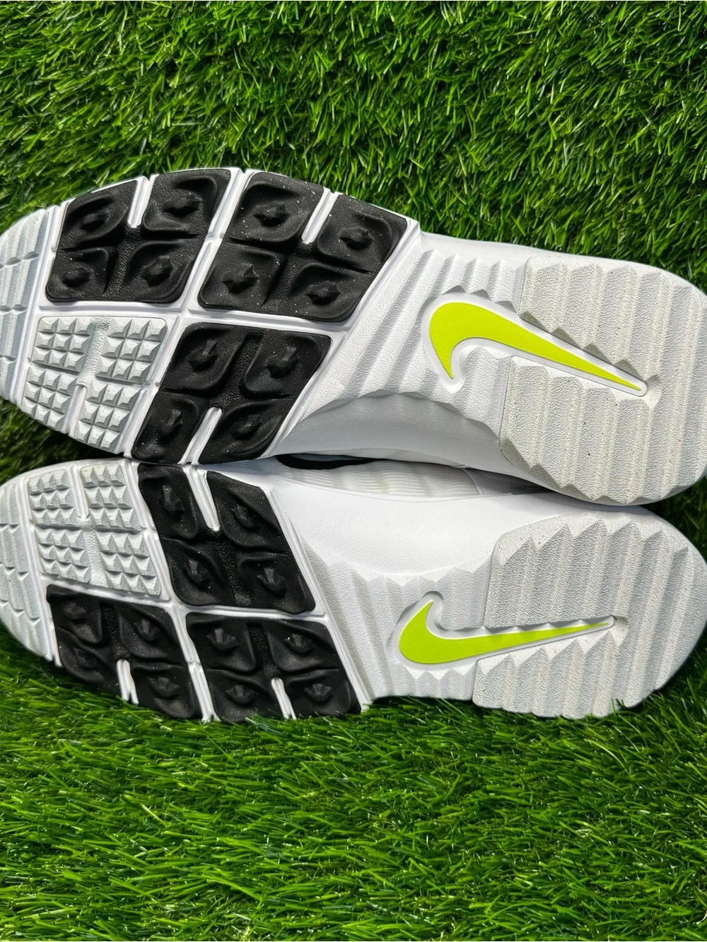 Size 10.5 - Mens Nike Free Golf NN Wide White Platinum Golf Shoes - FQ7875-101